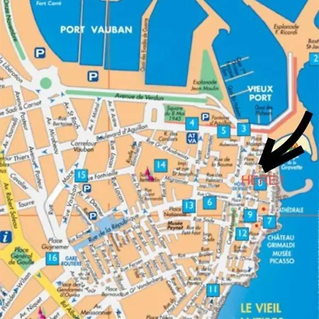 Old Town - Center - 2 Bedrooms Antibes